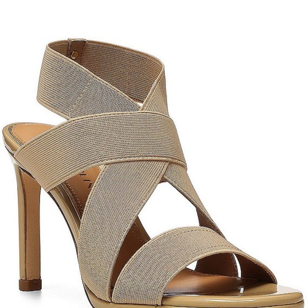 NEW Donald Pliner Katja Stretch Knit Ankle Strap Heel, Size 7